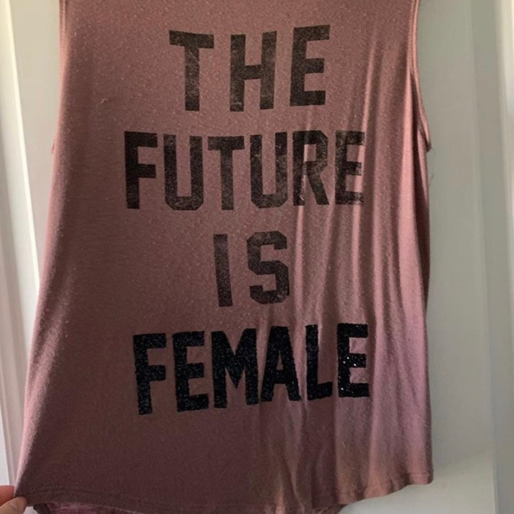 The future is female tank top